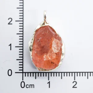 Alternative view of Strawberry Quartz Pendant