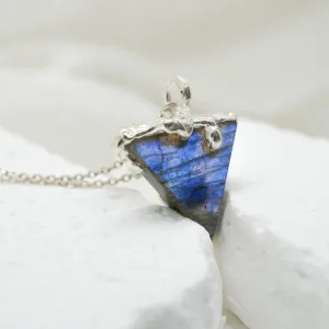 Triangle Labradorite Pendant