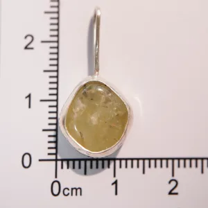 Alternative view of Freeform Prehnite Pendant