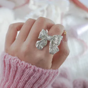 Alternative view of The Lace Bow Ring —— Made to Order